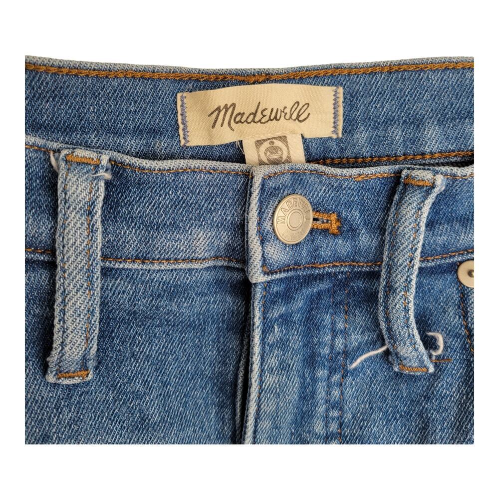 Madewell 10" High-Rise Skinny Crop Denim Jeans Sheffield Wash Women Sz 28 - Picture 6 of 9